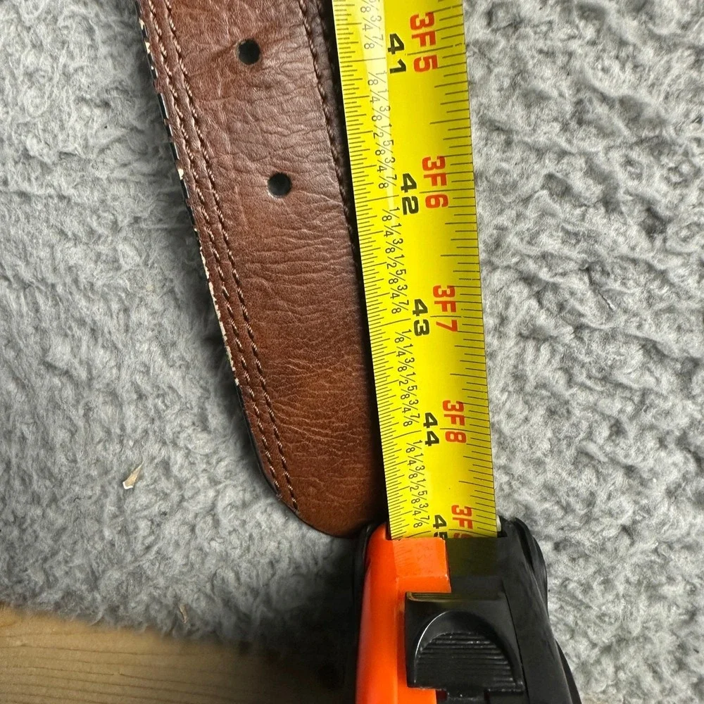 Dickies Belt Mens Size 38/95 Brown PU Coated Faux Leather Casual Workwear